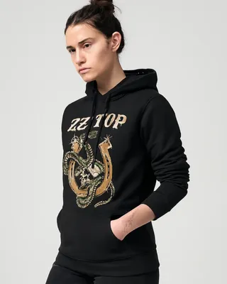 ZZ Top Rattlesnake Girly Huvtröja dam i svart