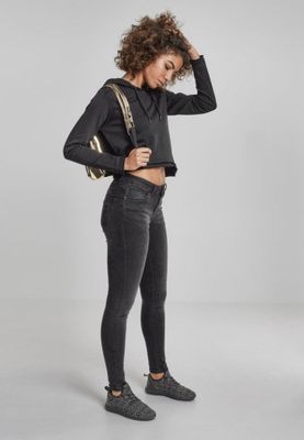 Kort hoodie dam
