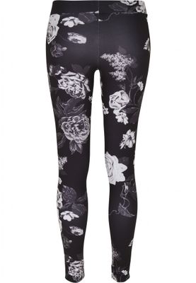 Mørkeblomstrede leggings