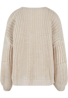 Women's thick knitted cardigan