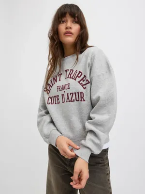 Avslappnad Sweatshirt med rund hals JJXX