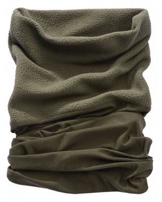 Tube tørklæde fleece oliven