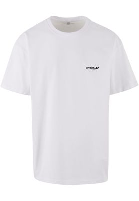 T-shirt med logotyp bröst – vit