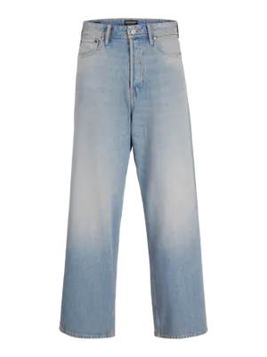 Ljusblå loose fit jeans herr - RON