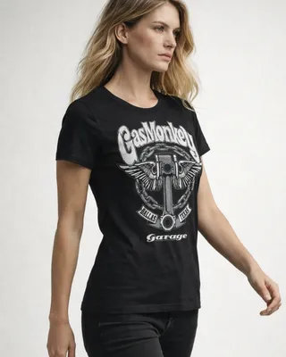 Gas Monkey Garage Big Piston Girly Tee