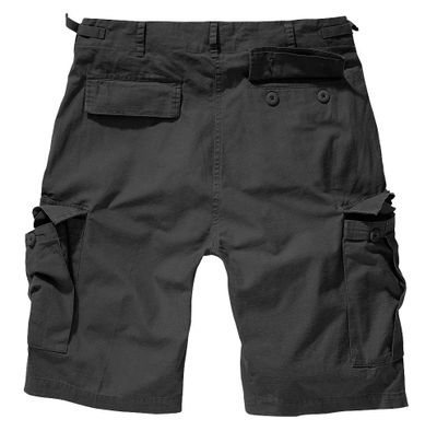 Ripstop cargo shorts men black
