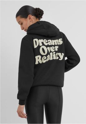 Dreams Over Reality Ladies Fluffy Hoody