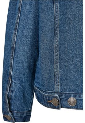 Ladies Oversized Sherpa Denim Jacket