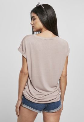 Ladies top with rolled up arms