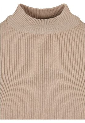 Ladies Rib Knit Turtelneck Sweater