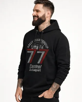 Castrol 77 Epic Huvtröja i svart