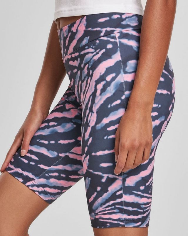 Batik patterned cycling pants