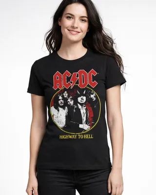 AC/DC - Highway To Hell 1979 Tour Girly Tee