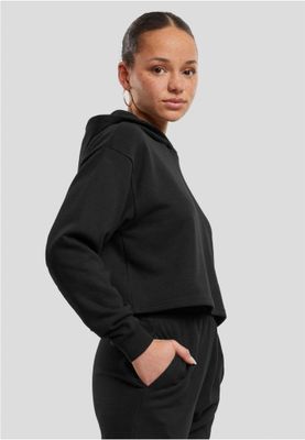 Komfortabel cropped hættetrøje til kvinder