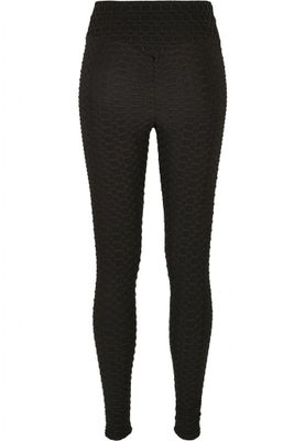 Honeycomb leggings with a high waist