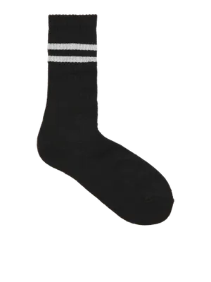 Svarta tennisstrumpor med rand - 5-pack