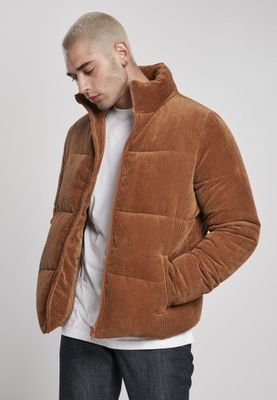 Puff jacket in corduroy