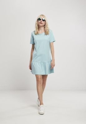 Short dress with ruffles