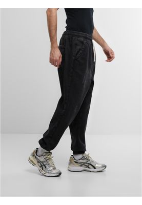 Slim Fit Jogg-jeans för män med dragskoförslutning