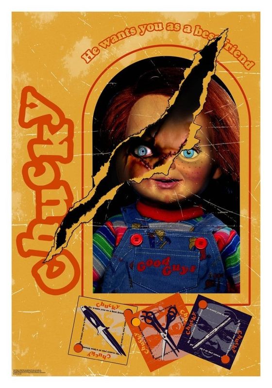 Chucky Doll Box Poster
