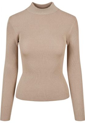 Ladies Rib Knit Turtelneck Sweater