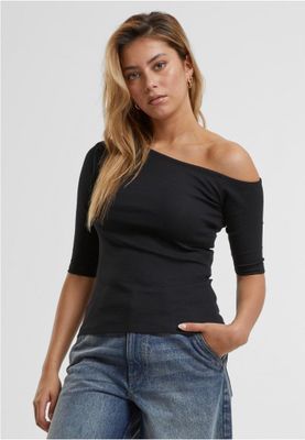 Ladies Organic Asymmetric Rib Tee