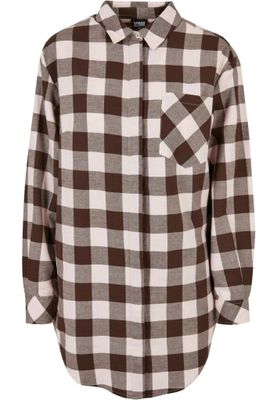 Oversize flannel dress - ladies