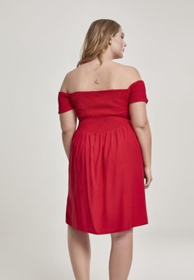 Short dress whit smock plus size