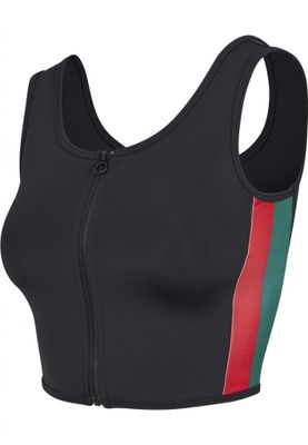 Sport top with zipper ladies