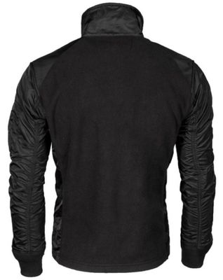USAF fleece jacket - Swedish flag black/grey patch
