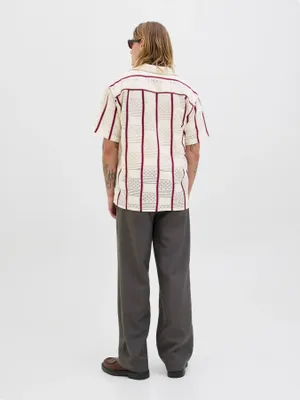 Tidlös Jacquard Resortskjorta