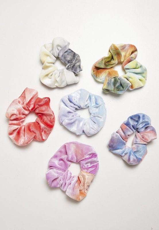 Soft Hair Ties Tie Dye 6-Pack
