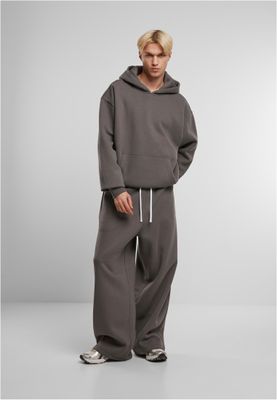 Fluffy Wide Leg Trackpants Byxor för herr – magnet
