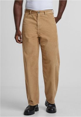 Classic wide corduroy trousers for men, high waist
