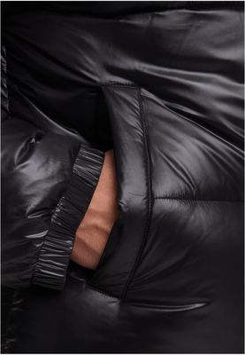 Shiny Puffer Jacket Pufferjacka för herr – svart