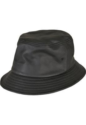 Imitation Leather Bucket Hat