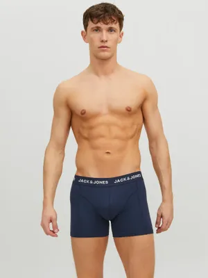 Marinblå boxershorts 3-pack