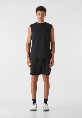 Mjukisshorts i svart bomullsfrotté – 9n1m sense