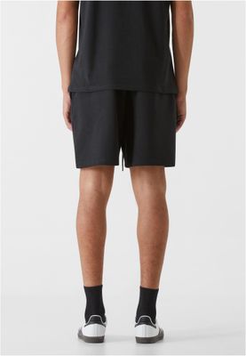 Mjukisshorts i svart bomullsfrotté – 9n1m sense