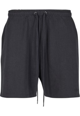 Mjukisshorts i svart bomullsfrotté – 9n1m sense