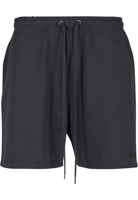 Mjukisshorts i svart bomullsfrotté – 9n1m sense