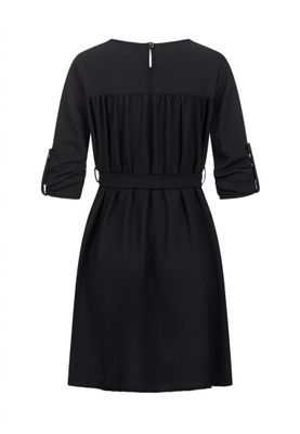 Black Turn-Up Dress