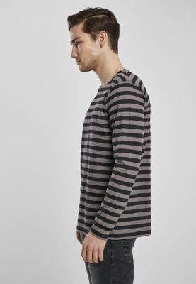 Randig longsleeve herr