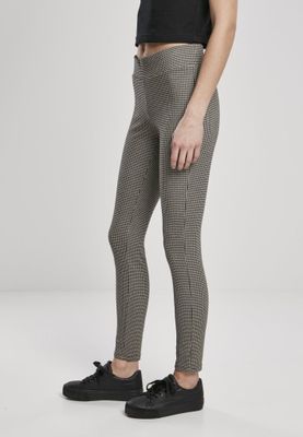 Leggings med små firkanter og høj talje