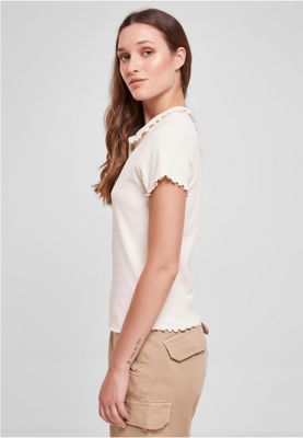 Ladies Rib Polo Tee