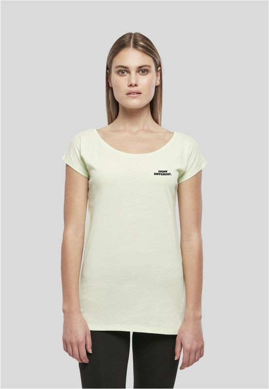 Lightmint t-shirt med Think Different-tryck för dam