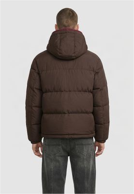 Basic Puffer vinterjacka för herr i warmbrown med huva