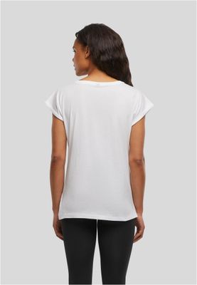 Vit t-shirt med hjärttryck för dam