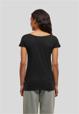 Svart t-shirt med Think Different-tryck för dam