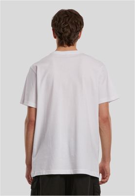 Vit t-shirt med Cykel-tryck för herr